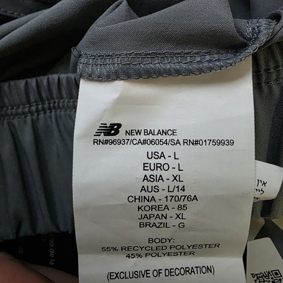 New Balance Klutch X NB Unleash Training Shorts Gray Women's Size Large - Picture 6 of 10